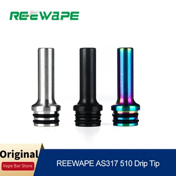 REEWAPE AS317 510 Drip Tip Stainless Steel Driptips Vape Accessories for 510 E Cigarette Atomizer
REEWAPE AS317 510 Drip Tip Stainless Steel Driptips Vape Accessories for 510 E Cigarette Atomizer