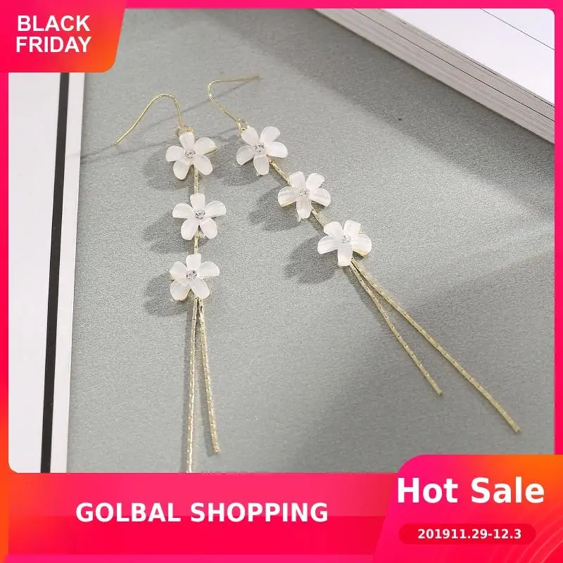 Elegant Long Tassel Drop Earrings for Women Lady Fashion Wedding Brides Flower Statement Dangle Earring Jewelry Gift
Elegant Long Tassel Drop Earrings for Women Lady Fashion Wedding Brides Flower Statement Dangle Earring Jewelry Gift