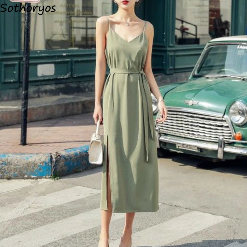 Платье женское шифоновое однотонное с V-образным вырезом модный пикантный