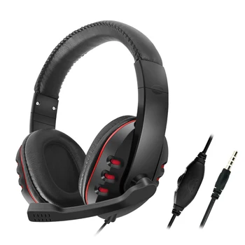 Professional Gaming Headsets 3.5mm Wired Headphones With Mic Stereo Deep Bass Earphones For Computer Laptop PS4 Smart Phone 
Professional Gaming Headsets 3.5mm Wired Headphones With Mic Stereo Deep Bass Earphones For Computer Laptop PS4 Smart Phone