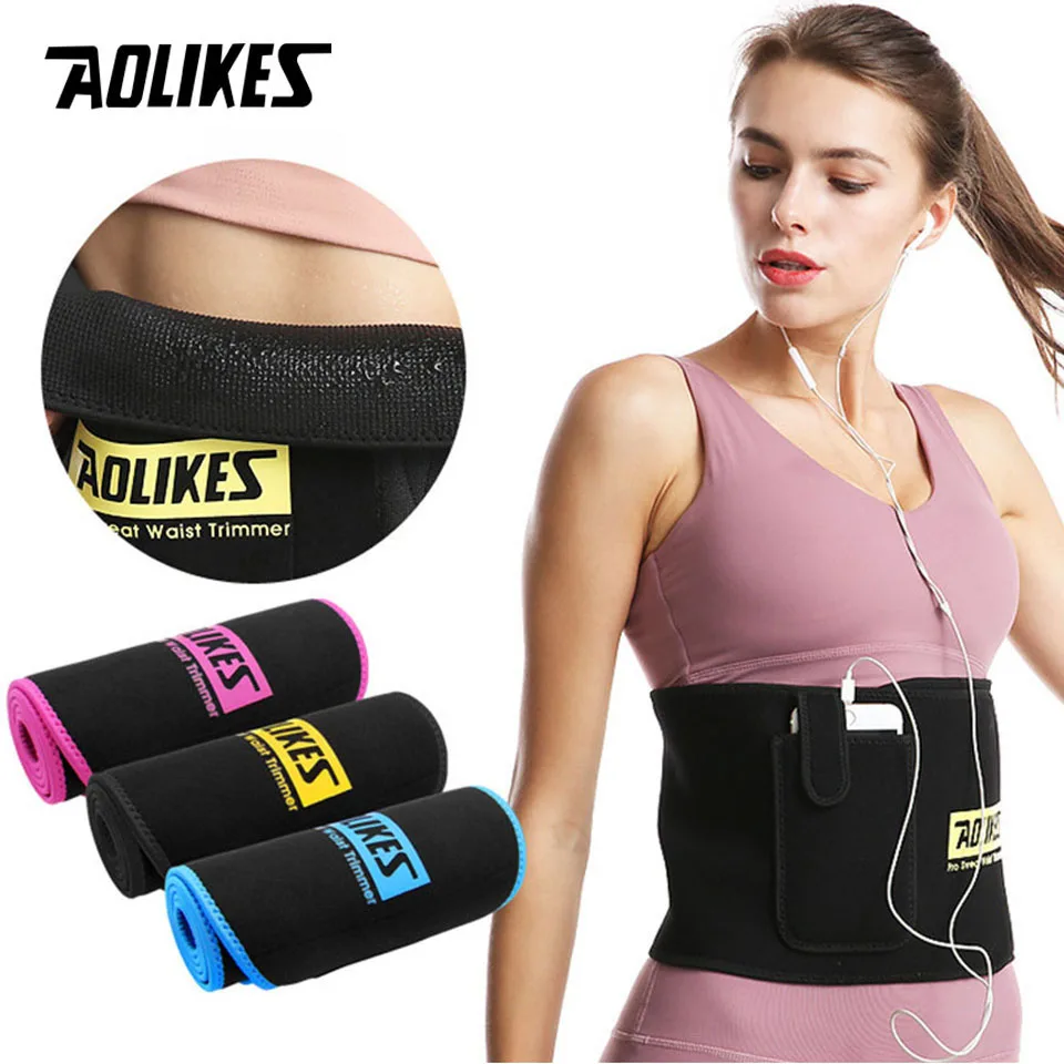 AOLIKES Sports Waist Trimmer Belt Slim Weight Loss Sweat Band Lumbar Brace Support Gym Accessorie Weightlifting Training Fitness 
AOLIKES Sports Waist Trimmer Belt Slim Weight Loss Sweat Band Lumbar Brace Support Gym Accessorie Weightlifting Training Fitness