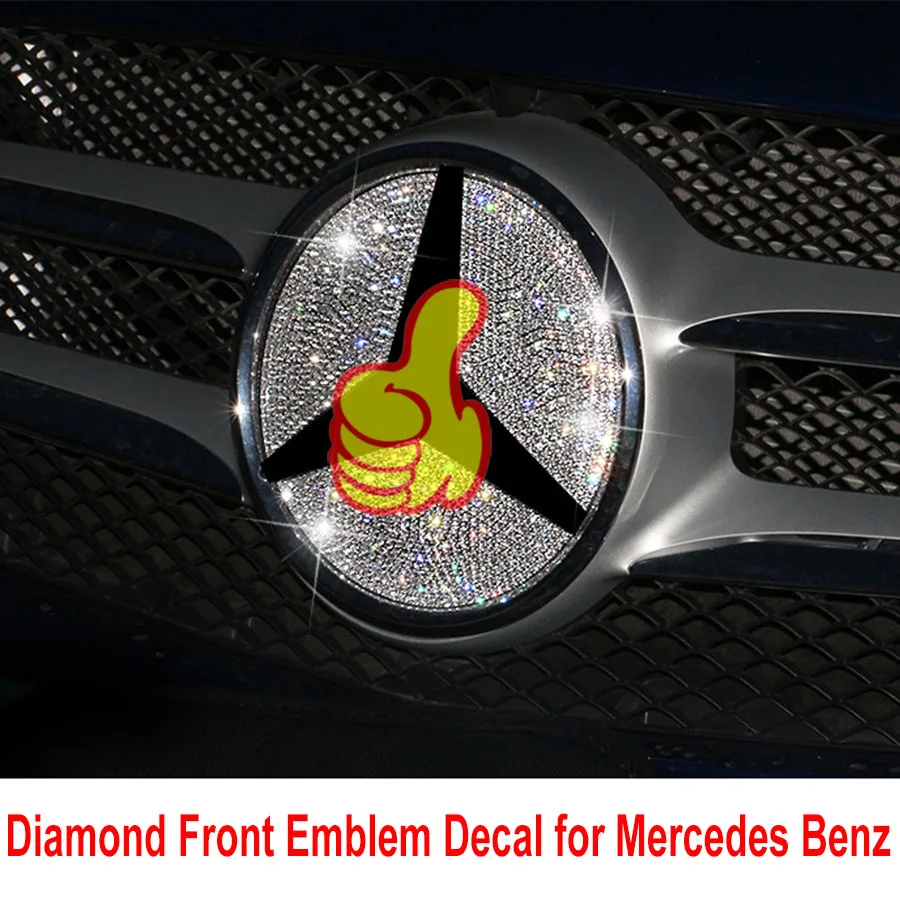 Diamond Front Emblem Logo Decal Decoration for Mercedes Benz Class E C GLA CLA GLC GLA200 GLC260 W205 C200L C180 W213 X117
Diamond Front Emblem Logo Decal Decoration for Mercedes Benz Class E C GLA CLA GLC GLA200 GLC260 W205 C200L C180 W213 X117