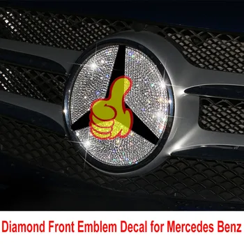 Diamond Front Emblem Logo Decal Decoration for Mercedes Benz Class E C GLA CLA GLC GLA200 GLC260 W205 C200L C180 W213 X117
Diamond Front Emblem Logo Decal Decoration for Mercedes Benz Class E C GLA CLA GLC GLA200 GLC260 W205 C200L C180 W213 X117