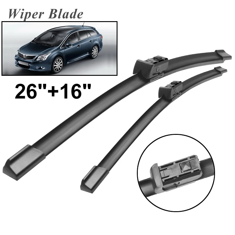 Okowiper RHD & LHD Front Wiper Blades For Toyota Avensis Wagon 2009 - 2018 Windshield Windscreen Front Window 26"+16"
Okowiper RHD & LHD Front Wiper Blades For Toyota Avensis Wagon 2009 - 2018 Windshield Windscreen Front Window 26"+16"