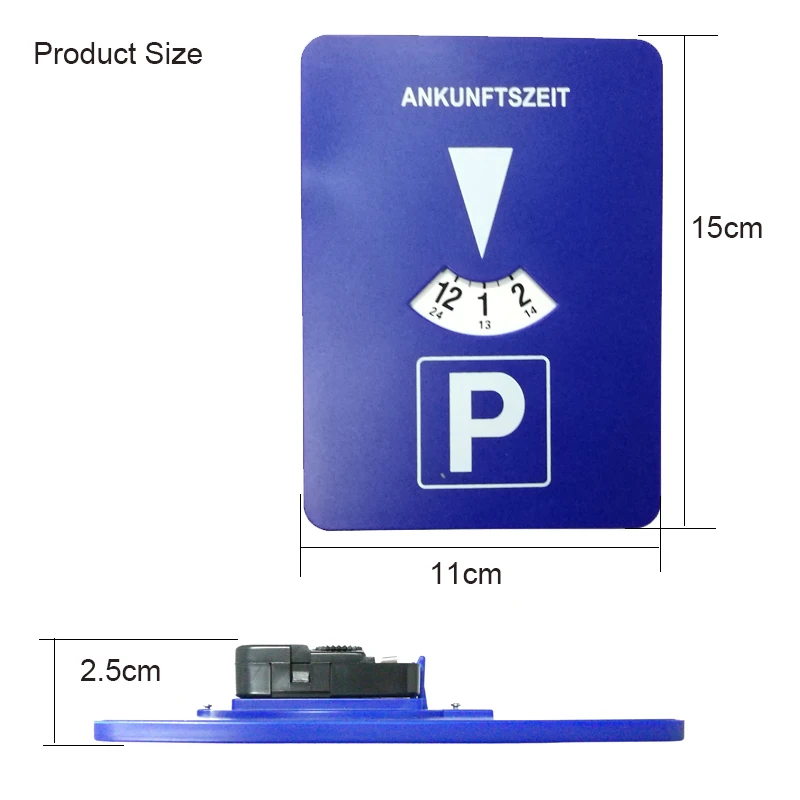 Автостоянка диск таймер часы прибытие время дисплей синий ABS пластик парковки