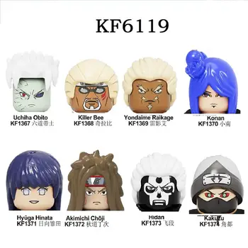 KF6119 One Set 8/Pcs Building Blocks Anime Character Uchiha Obito Hidan Kakuzu Konan Figures Head Brick Toys For Kids Gift
KF6119 One Set 8/Pcs Building Blocks Anime Character Uchiha Obito Hidan Kakuzu Konan Figures Head Brick Toys For Kids Gift