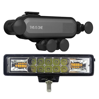 1Pcs 48W Strobe Flash Work Light Led Light Bar White Yellow & 1Pcs Universal Gravity Bracket Car Phone Holder Air Vent Mount Sta
1Pcs 48W Strobe Flash Work Light Led Light Bar White Yellow & 1Pcs Universal Gravity Bracket Car Phone Holder Air Vent Mount Sta