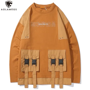 Aolamegs Casual Sweatshirt Men Summer Japanese Pullover Long Sleeve Multi-pocket Hoodies Tops Hip Hop Fashion Cargo Streetwear
Aolamegs Casual Sweatshirt Men Summer Japanese Pullover Long Sleeve Multi-pocket Hoodies Tops Hip Hop Fashion Cargo Streetwear