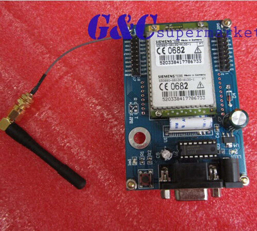 GSM TC35 SMS wireless module UART / 232diy electronics kit accessories compatible board tantalum capacitor
GSM TC35 SMS wireless module UART / 232diy electronics kit accessories compatible board tantalum capacitor