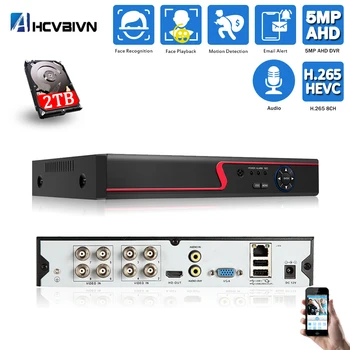 DVR 16CH 8CH 4CH CCTV Recorder For CVBS AHD Analog Camera IP Camera Onvif P2P 5MP Video Surveillance DVR Recorder Registrar
DVR 16CH 8CH 4CH CCTV Recorder For CVBS AHD Analog Camera IP Camera Onvif P2P 5MP Video Surveillance DVR Recorder Registrar