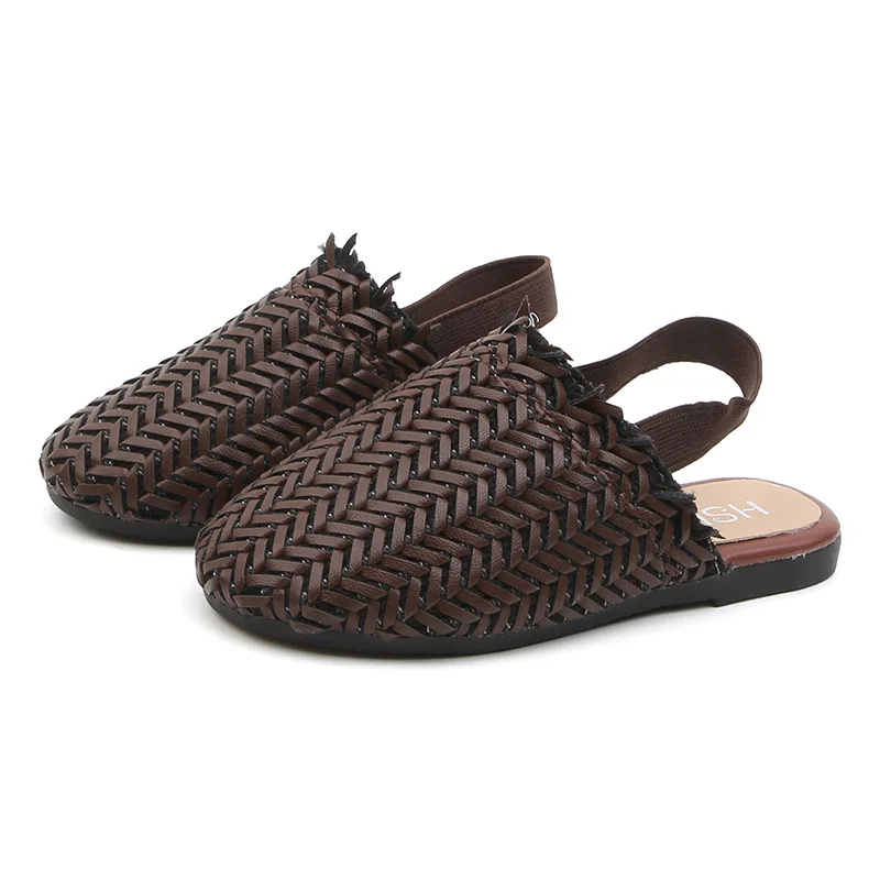 Fashion Summer Girls' Woven Beach Sandals Korean Children's Retro Casual Shoes Covered-toes Kids' Sandals And Slippers All Size
Fashion Summer Girls' Woven Beach Sandals Korean Children's Retro Casual Shoes Covered-toes Kids' Sandals And Slippers All Size
