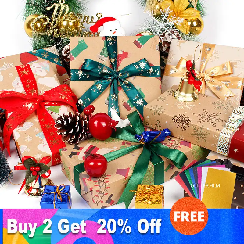 christmas decoration paper christmas tree gift wrapping paper