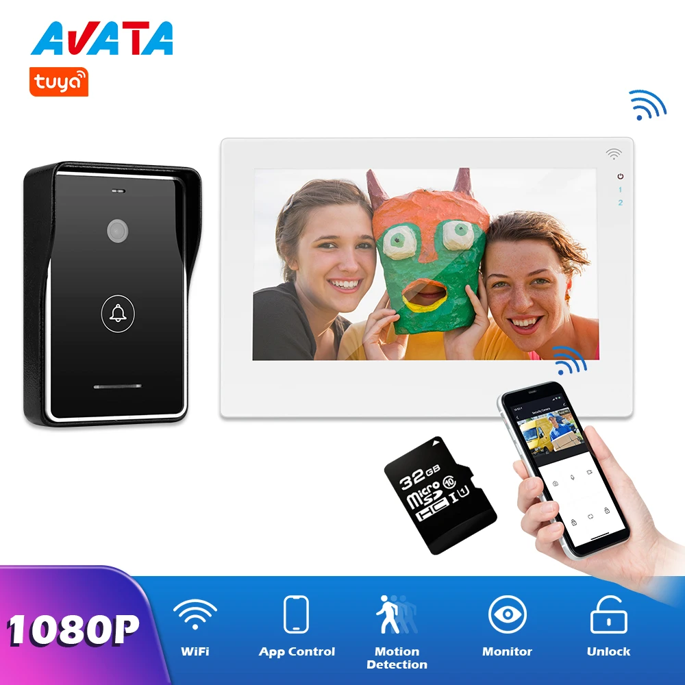 Smart Life WIFI Video Intercom for Home TUYA Wireless Video Doorphone Touch Screen Monitor Video Doorbell Camera 1080P Intercom
Smart Life WIFI Video Intercom for Home TUYA Wireless Video Doorphone Touch Screen Monitor Video Doorbell Camera 1080P Intercom