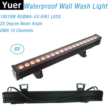 8IN1 Flightcase 18X18W RGBWA-UV 6IN1 LED Wall Wash Light DMX512 Washer Bar LED Effect Lights LED Outdoor Stage Lighting Dj Party
8IN1 Flightcase 18X18W RGBWA-UV 6IN1 LED Wall Wash Light DMX512 Washer Bar LED Effect Lights LED Outdoor Stage Lighting Dj Party