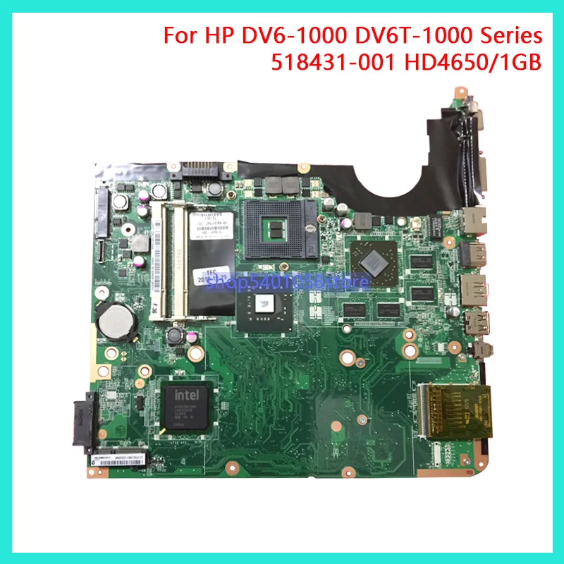 DUORUN For HP DV6-1000 DV6T-1000 Series Laptop Motherboard Mainboard Tested 518431-001 HD4650/1GB NOTEBOOK PC 100% Full
DUORUN For HP DV6-1000 DV6T-1000 Series Laptop Motherboard Mainboard Tested 518431-001 HD4650/1GB NOTEBOOK PC 100% Full