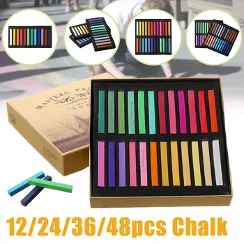12/24/36/48 Colors Painting Chalk Set Stick Toner Drawing Line Lower Adhesion Students Smooth Hair Dye Solid Powder Soft Pastel
12/24/36/48 Colors Painting Chalk Set Stick Toner Drawing Line Lower Adhesion Students Smooth Hair Dye Solid Powder Soft Pastel