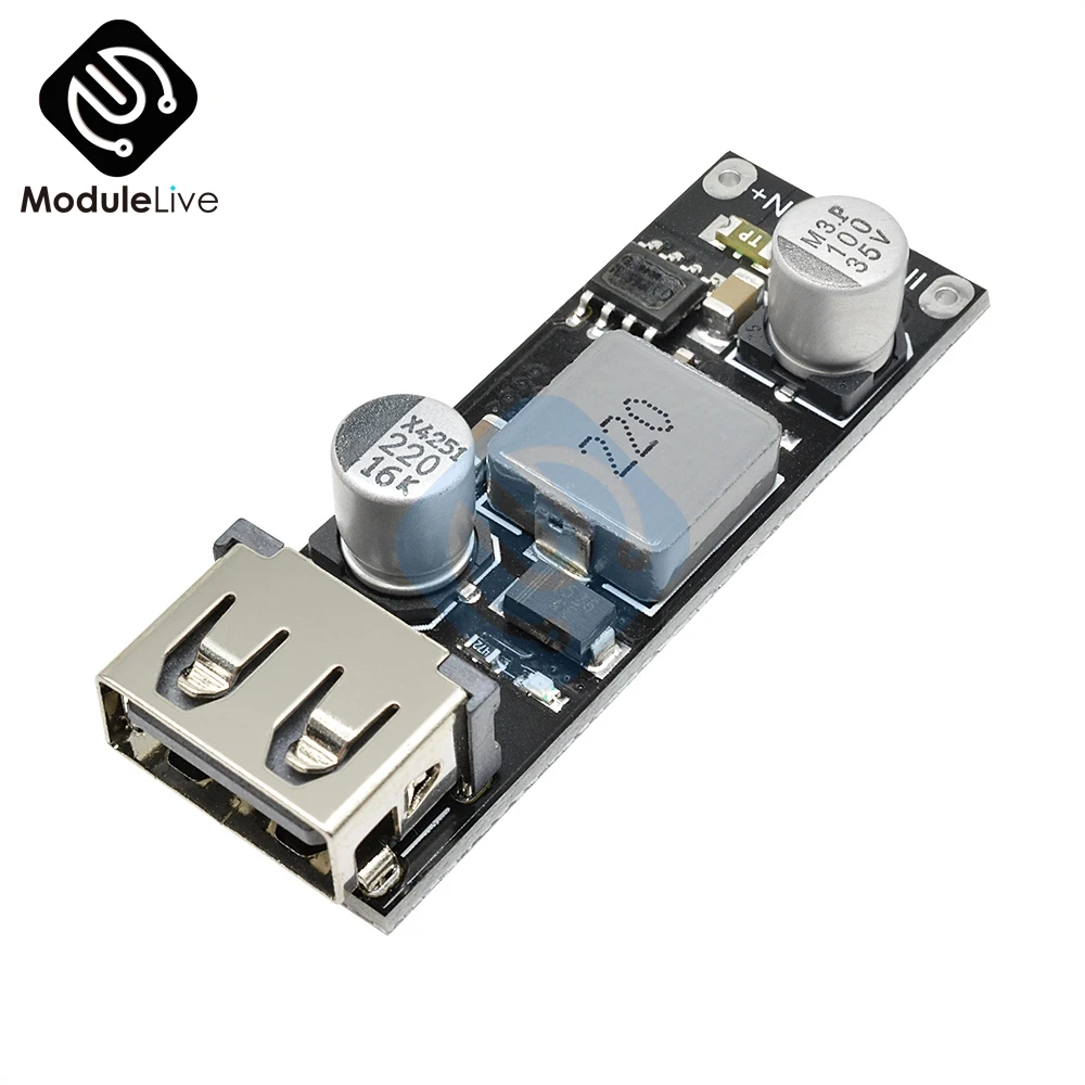 USB DC понижающий преобразователь для автомобильного зарядного устройства модуль 8