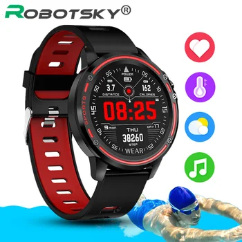 Men L8 Smart Watch IP68 Waterproof Reloj Hombre Mode SmartWatch With ECG PPG Blood Pressure Heart Rate sports fitness watches
Men L8 Smart Watch IP68 Waterproof Reloj Hombre Mode SmartWatch With ECG PPG Blood Pressure Heart Rate sports fitness watches