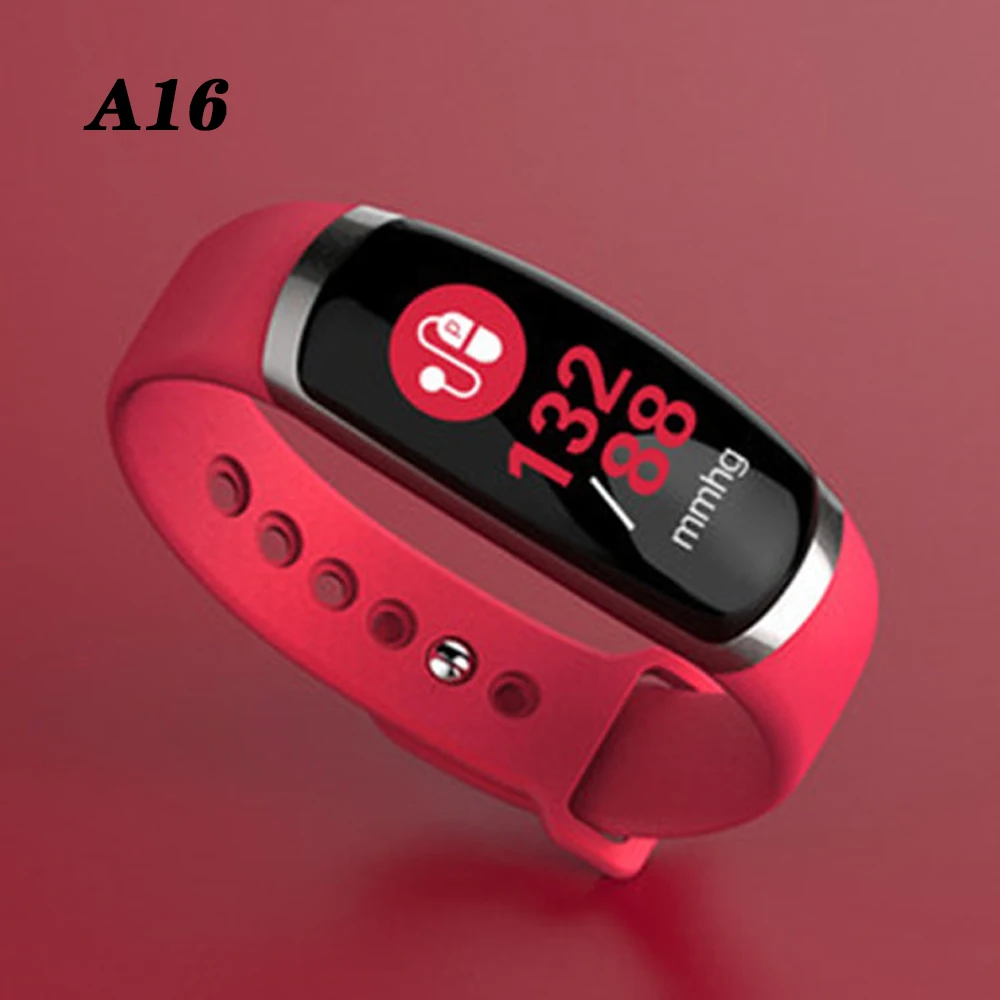 A16 Smart Watch A16 Smart Bracelet IP67 Waterproof Heart Rate Bracelet Fitness Tracker Touch Screen Alarm Clock pk Watch 4 W34
A16 Smart Watch A16 Smart Bracelet IP67 Waterproof Heart Rate Bracelet Fitness Tracker Touch Screen Alarm Clock pk Watch 4 W34