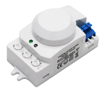 5.8GHz HF System LED Microwave 360 Degree Motion Sensor Light Switch Body Motion Detector.
5.8GHz HF System LED Microwave 360 Degree Motion Sensor Light Switch Body Motion Detector.