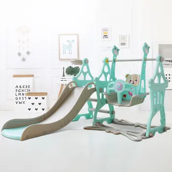 3-in-1 Plastic Kids Slides And Swing With Basketball Hoop Child Home Playground Slides Indoor Eco-friendly Slider Swing 2 Colors 
3-in-1 Plastic Kids Slides And Swing With Basketball Hoop Child Home Playground Slides Indoor Eco-friendly Slider Swing 2 Colors