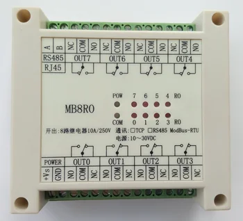 On-off Output Module 8-channel Relay Output Isolation Typ E RS485 MODBUS RTU Communication
On-off Output Module 8-channel Relay Output Isolation Typ E RS485 MODBUS RTU Communication