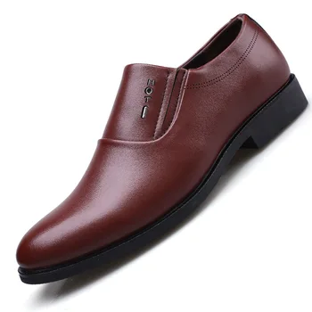 Whoholl Men Leather Formal Business Shoes Male Office Work Flat Shoes Oxford Breathable Party Wedding Anniversary Shoes 38-48
Whoholl Men Leather Formal Business Shoes Male Office Work Flat Shoes Oxford Breathable Party Wedding Anniversary Shoes 38-48