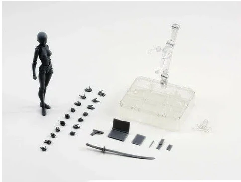 1 Set Drawing Figures For Artists Action Figure Model Human Mannequin Man and Woman Set Action Figure Toys Draw figures figurine