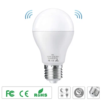 2PCS E27 LED Light Bulb with Motion Sensor Smart Radar Sensor Light 7W Lamp for Stairs Garden Balcony Garage Lounge Hallway
2PCS E27 LED Light Bulb with Motion Sensor Smart Radar Sensor Light 7W Lamp for Stairs Garden Balcony Garage Lounge Hallway
