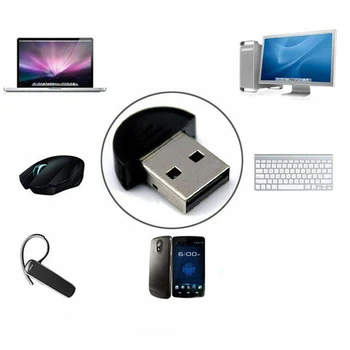Wireless 2.0 Bluetooth USB Adapter Bluetooth Dongle Bluetooth Transmitter USB Adapter for Computer PC Laptop Wireless Mouse
Wireless 2.0 Bluetooth USB Adapter Bluetooth Dongle Bluetooth Transmitter USB Adapter for Computer PC Laptop Wireless Mouse