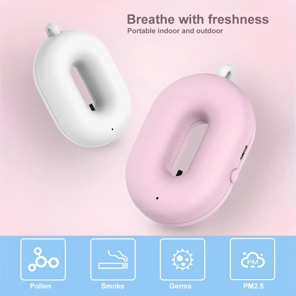 Personal Wearable Air Purifier Necklace/Mini Portable Air Freshener Ionizer/Negative Ion Generator/Low Noise for Adults
Personal Wearable Air Purifier Necklace/Mini Portable Air Freshener Ionizer/Negative Ion Generator/Low Noise for Adults