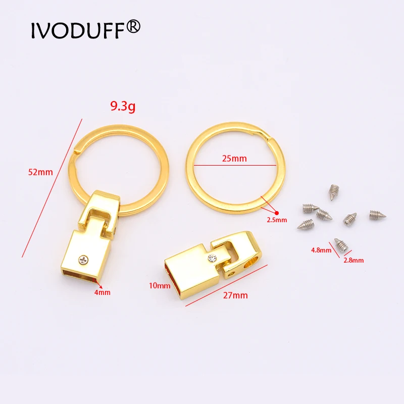 5x Zinc Alloy Key Fob Hardware 10MM For Leather Keychain Making,DIY Keychain Metal Part With Diamond
5x Zinc Alloy Key Fob Hardware 10MM For Leather Keychain Making,DIY Keychain Metal Part With Diamond