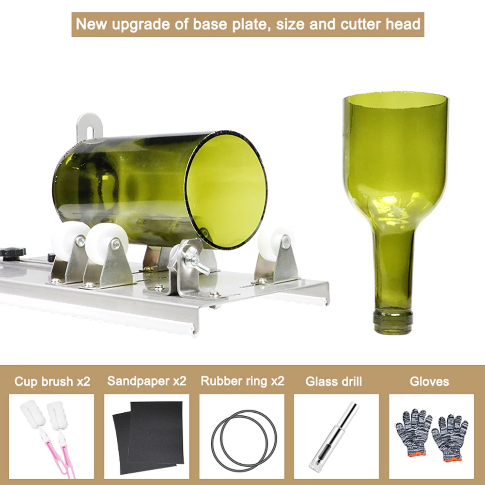 Glass Bottle Cutter Glass Sculptures Machine Tool Set Cutting Thickness 3-10mm Aluminum Alloy Better Cutting Control Create
Glass Bottle Cutter Glass Sculptures Machine Tool Set Cutting Thickness 3-10mm Aluminum Alloy Better Cutting Control Create
