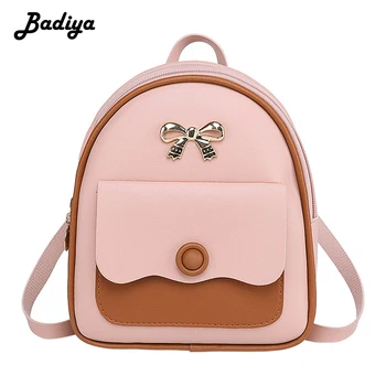 Mini Cute Backpack Women Contrast Color Personlity Bow Zipper Travel Knapsack Students School Bag 2020 Fashion Wild Shoulder Bag
Mini Cute Backpack Women Contrast Color Personlity Bow Zipper Travel Knapsack Students School Bag 2020 Fashion Wild Shoulder Bag
