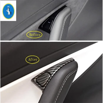 Yimaautotrims Inner Door Lock Button Switch Frame Cover Trim Fit For Tesla Model 3 2018 - 2020 Carbon Fiber ABS Auto Accessory
Yimaautotrims Inner Door Lock Button Switch Frame Cover Trim Fit For Tesla Model 3 2018 - 2020 Carbon Fiber ABS Auto Accessory