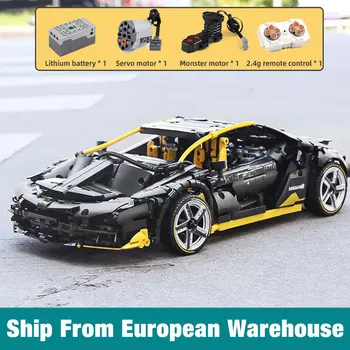 Yeshin 1:12 Technic Car Model The MOC-39933 APP Motorized Centenario LP770-4 Roadster Assembly Car Building Blocks Kids Toys
Yeshin 1:12 Technic Car Model The MOC-39933 APP Motorized Centenario LP770-4 Roadster Assembly Car Building Blocks Kids Toys