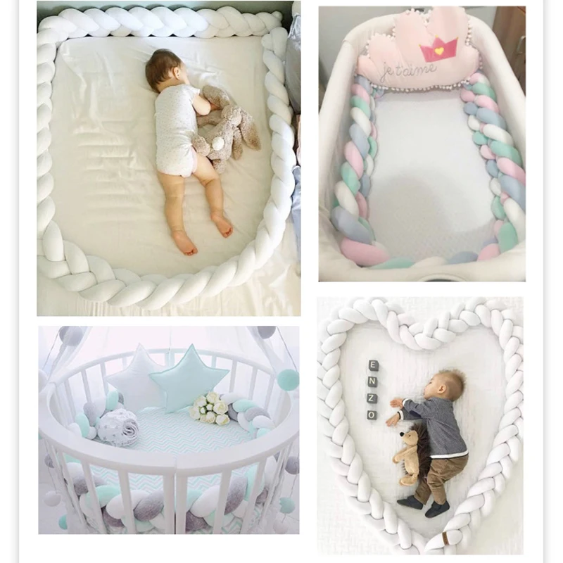 1M/2M/3M 3 Knot Soft Baby Bed Bumper Crib Pad Protection Bedding for Infant Cotton Colorful Pillow Bumpers For Baby Room Decor
1M/2M/3M 3 Knot Soft Baby Bed Bumper Crib Pad Protection Bedding for Infant Cotton Colorful Pillow Bumpers For Baby Room Decor