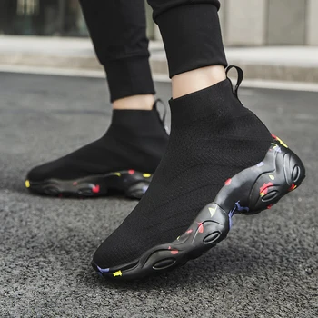 Men's Vulcanize Shoes Unisex Winter Sneakers Walking Shoes Socks Shoes Camouflage Flyweave Mid-calf Man and Woman Casual Shoes
Men's Vulcanize Shoes Unisex Winter Sneakers Walking Shoes Socks Shoes Camouflage Flyweave Mid-calf Man and Woman Casual Shoes