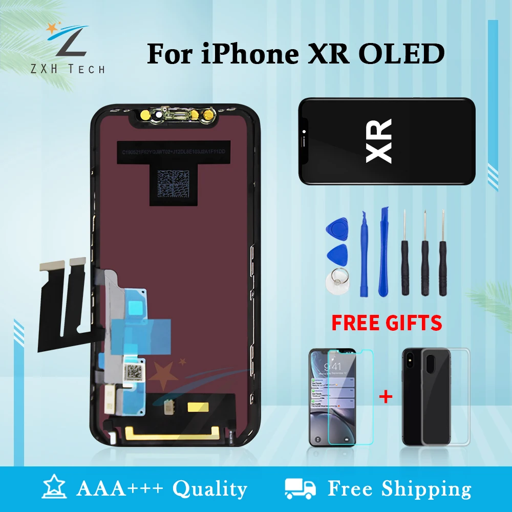 1PCS OEM Replacement Display LCD Screen Assembly Digitizer for iPhone XR LCD Touch No Dead Pixel with Free Tools Free Shipping
1PCS OEM Replacement Display LCD Screen Assembly Digitizer for iPhone XR LCD Touch No Dead Pixel with Free Tools Free Shipping