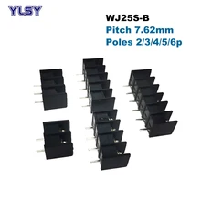 5Pcs Pitch 7.62mm Barrier Screw PCB Terminal Block 25S-B Straight 2/3/4/5/6Pin Morsettiera Wire Cable Connector Bornier 14AWG
5Pcs Pitch 7.62mm Barrier Screw PCB Terminal Block 25S-B Straight 2/3/4/5/6Pin Morsettiera Wire Cable Connector Bornier 14AWG