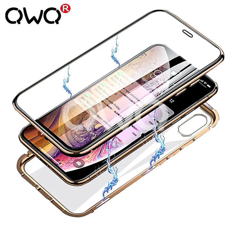 Metal Magnetic Back Glass luxury phone case for iphone 8 7 plus x xr flip Cover for iphone 6 6s plus xs max HD protective cases
Metal Magnetic Back Glass luxury phone case for iphone 8 7 plus x xr flip Cover for iphone 6 6s plus xs max HD protective cases