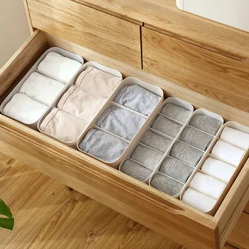 Underwear Storage Box Five Grids Plastic Underpants Sock Drawer Storage Box Multifunction Dorm Room Simple Finishing Tools
Underwear Storage Box Five Grids Plastic Underpants Sock Drawer Storage Box Multifunction Dorm Room Simple Finishing Tools