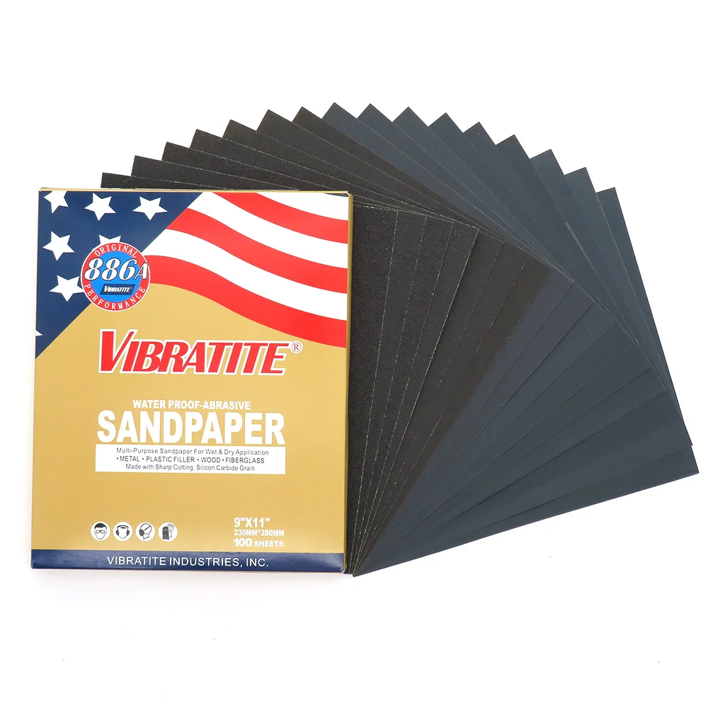 On Sale 9"x11" Waterproof Sandpaper Wet/Dry Abrasive Sanding Sheets 60 to 2500 Grits for Auto Sanding Wood Furniture Finishing
On Sale 9"x11" Waterproof Sandpaper Wet/Dry Abrasive Sanding Sheets 60 to 2500 Grits for Auto Sanding Wood Furniture Finishing