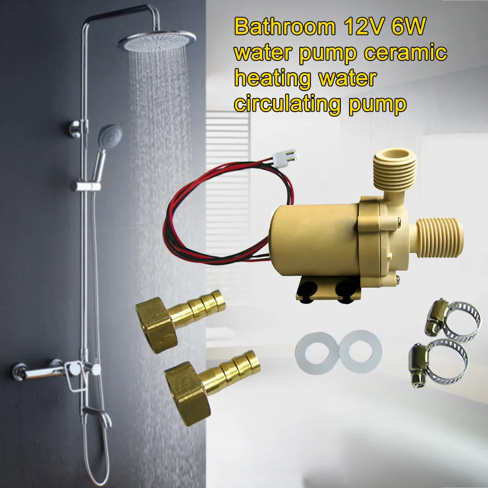 Brushless Motor DC Bathroom Durable Water Circulation Pump High Temperature Resistant 12V 6W Ceramic Heating Cooling Waterproof
Brushless Motor DC Bathroom Durable Water Circulation Pump High Temperature Resistant 12V 6W Ceramic Heating Cooling Waterproof