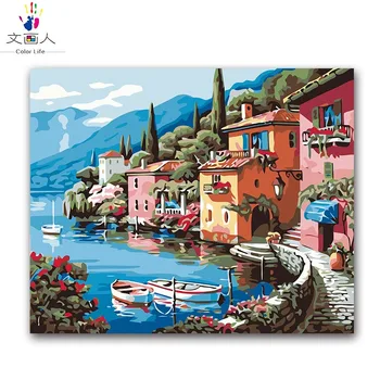 seascape Lakeside villa harbour oil painting package diy digital oil painting by the number with kits adult practise paint
seascape Lakeside villa harbour oil painting package diy digital oil painting by the number with kits adult practise paint