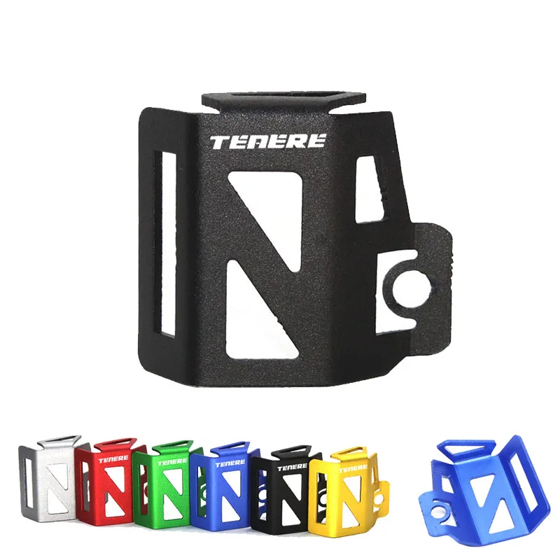 Алюминиевые аксессуары для мотоциклов YAMAHA TENERE TENERE700 TENERE 700 CNC Защитная Крышка Резервуара тормозной жидкости заднего вида