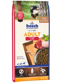 BOSCH BOSCH ADULT MINI LAMM & REIS for adult dogs of small breeds with lamb and rice
BOSCH BOSCH ADULT MINI LAMM & REIS for adult dogs of small breeds with lamb and rice