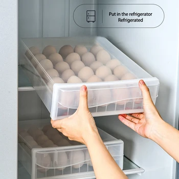 2 Pack 30 Grid Egg Storage Box Drawer Portable Egg Rack Stackable Refrigerator Storage Box Egg Container 34 x 26 x 8.5cm
2 Pack 30 Grid Egg Storage Box Drawer Portable Egg Rack Stackable Refrigerator Storage Box Egg Container 34 x 26 x 8.5cm