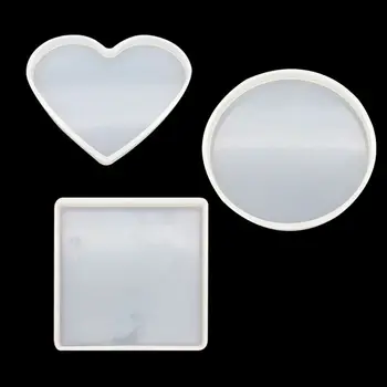 3 Pcs Crystal Epoxy Mould DIY Table Decoration Handmade Heart-shaped Round Square Silicone Mold Dried Flower Resin Decorative
3 Pcs Crystal Epoxy Mould DIY Table Decoration Handmade Heart-shaped Round Square Silicone Mold Dried Flower Resin Decorative