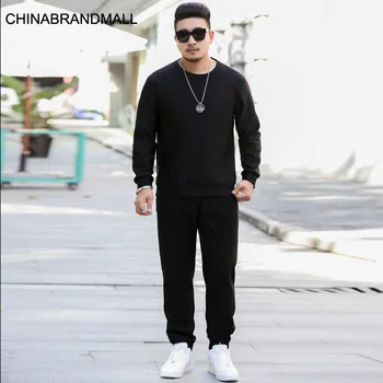 Winter Thick Men Plus Fat Plus Size Round Neck Plus Velvet Sweater Suit Male Thicken Keep Warm Sports Suit
Winter Thick Men Plus Fat Plus Size Round Neck Plus Velvet Sweater Suit Male Thicken Keep Warm Sports Suit